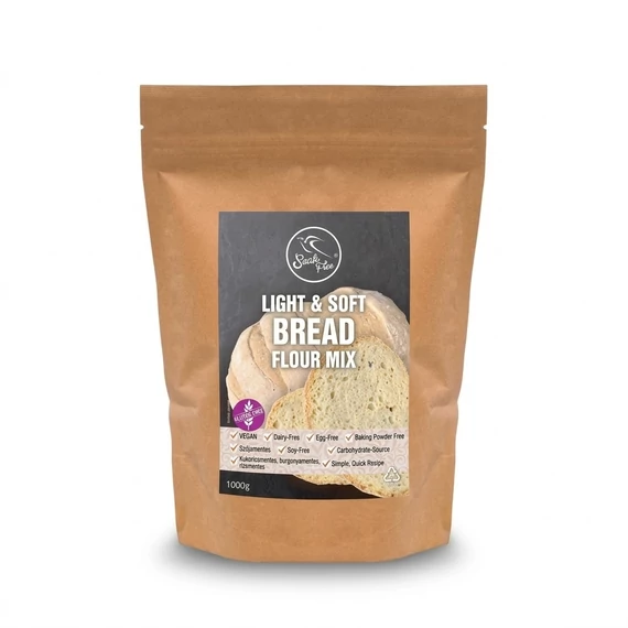 Safi Free Light Soft Bread Flour Mix 1000 g (bez lepku, bez mlieka, bez vajec, bez semienkovej múky, bez kvasníc, bez sóje, bez kukurice)