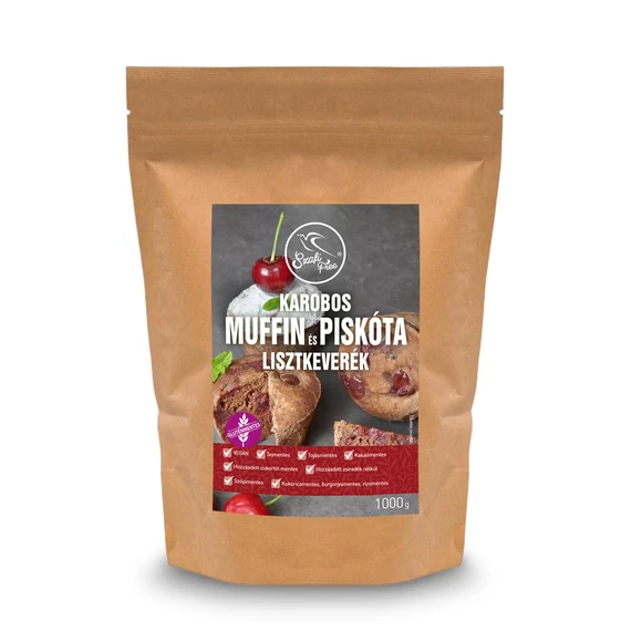 Safi Free Karobová múka na bábovku a piškótový koláč 1000 g (bez lepku, bez mlieka, bez vajec, bez semienok, bez tuku, vegánska)