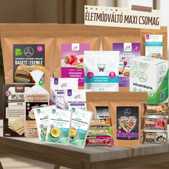 Balíček Maxi zmeny životného štýlu - Safi bezlepková diéta + 5-dňová vzorka diéty