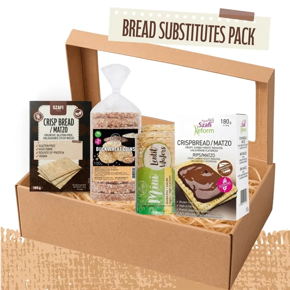 gluténmentes kenyérhelyettesítők