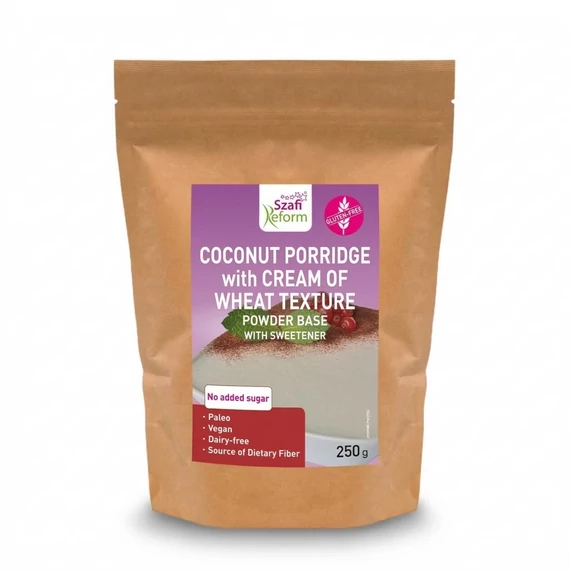 Safi Reform Kokosová kaša v prášku so sladidlom 250 g (paleo, vegánska, bezlepková, bez mlieka)