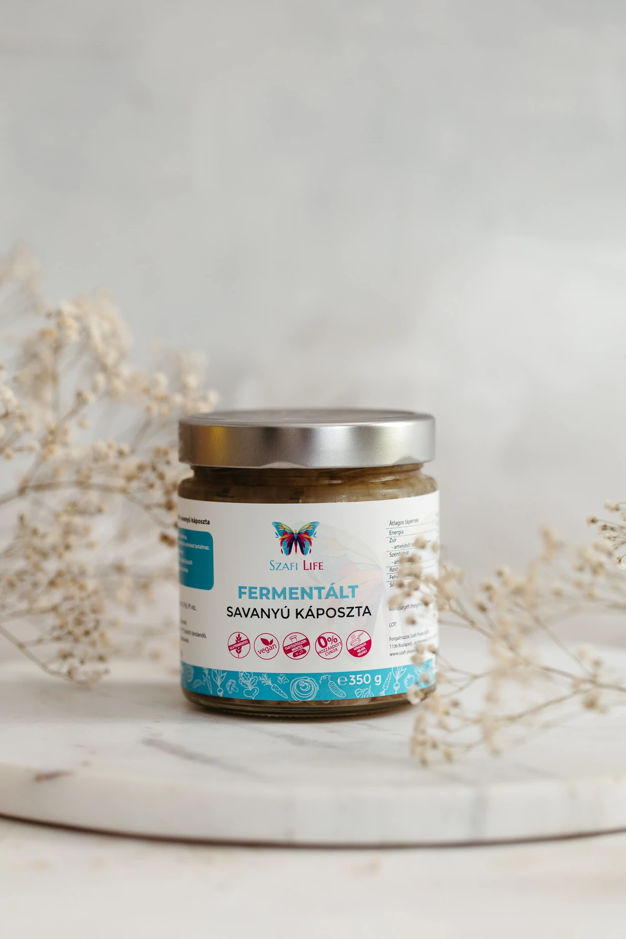 Safi Life Fermentovaná kyslá kapusta 350g (bez lepku)