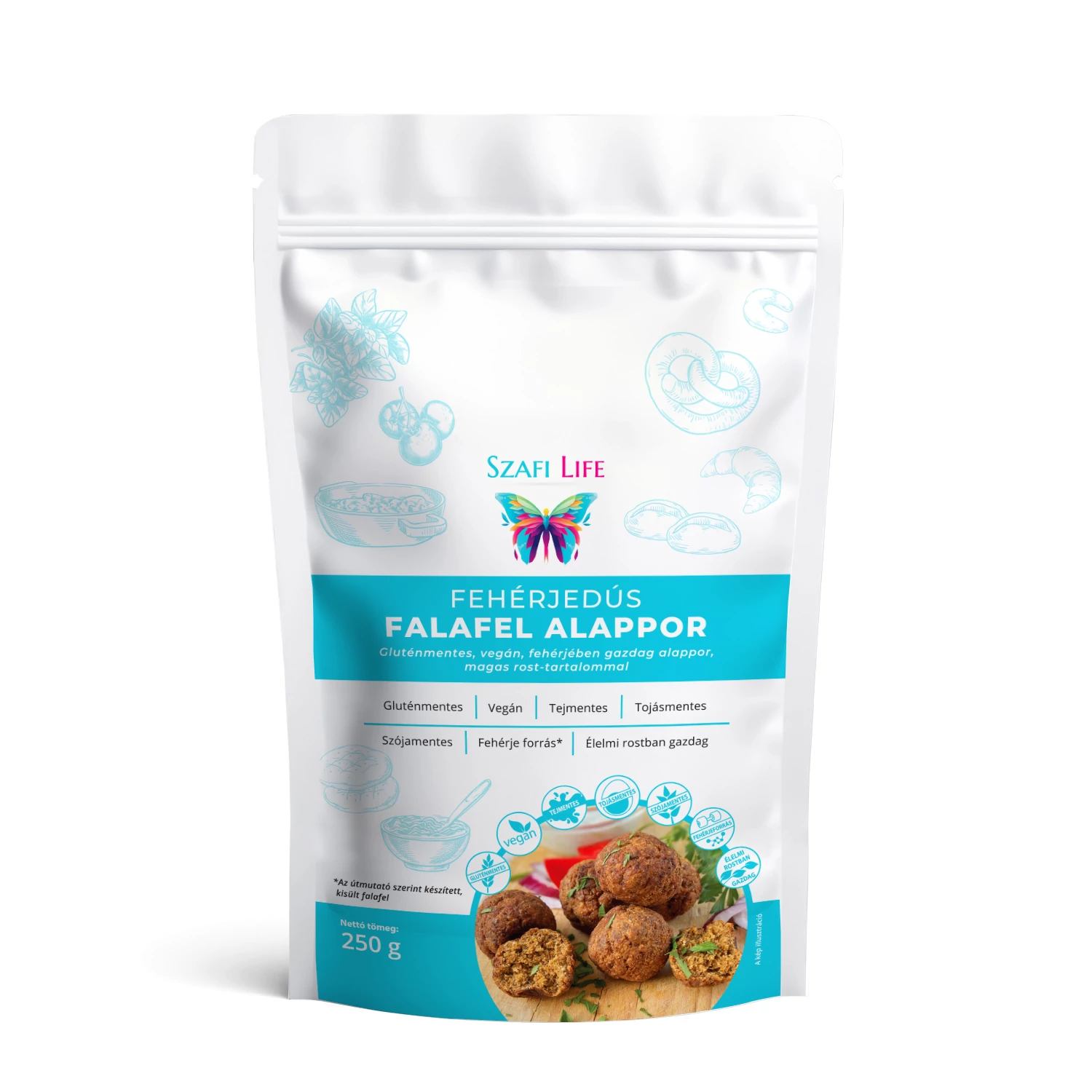 Safi Life Protein fermentovaný základ na falafel v prášku (bez lepku) 250g