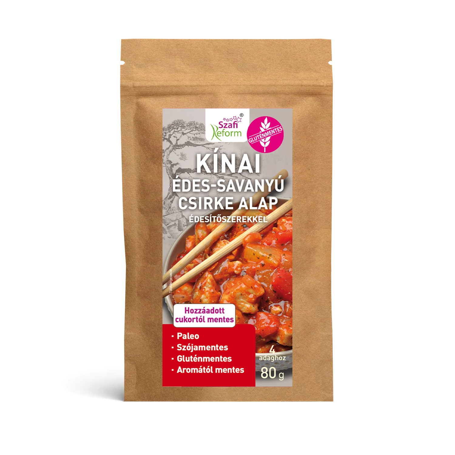 Safi Reform Čínsky sladkokyslý kurací základ (bez lepku) 80 g