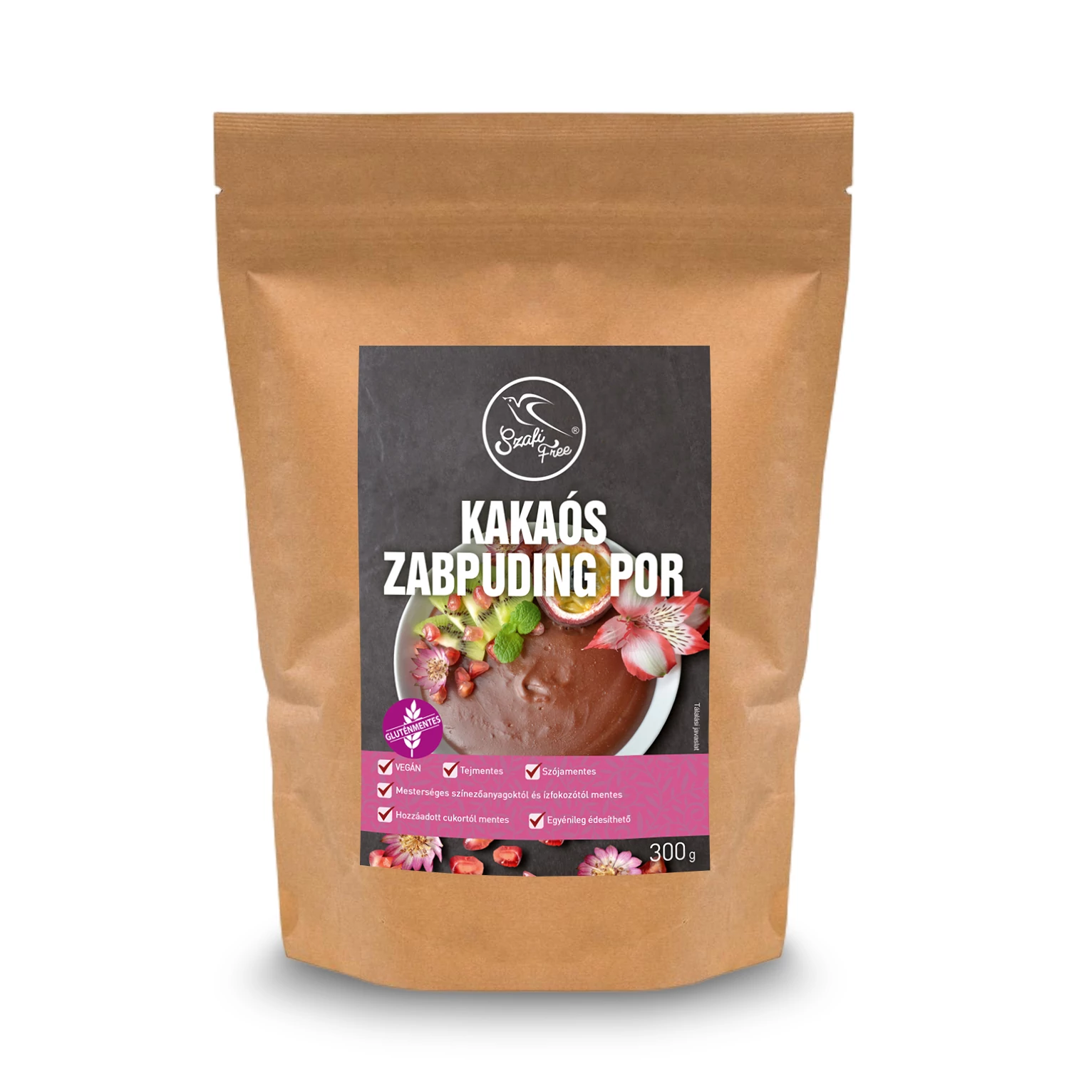 Safi Free kakaový ovsený puding v prášku 300 g (bez lepku, bez mlieka, bez kukurice, bez sóje)