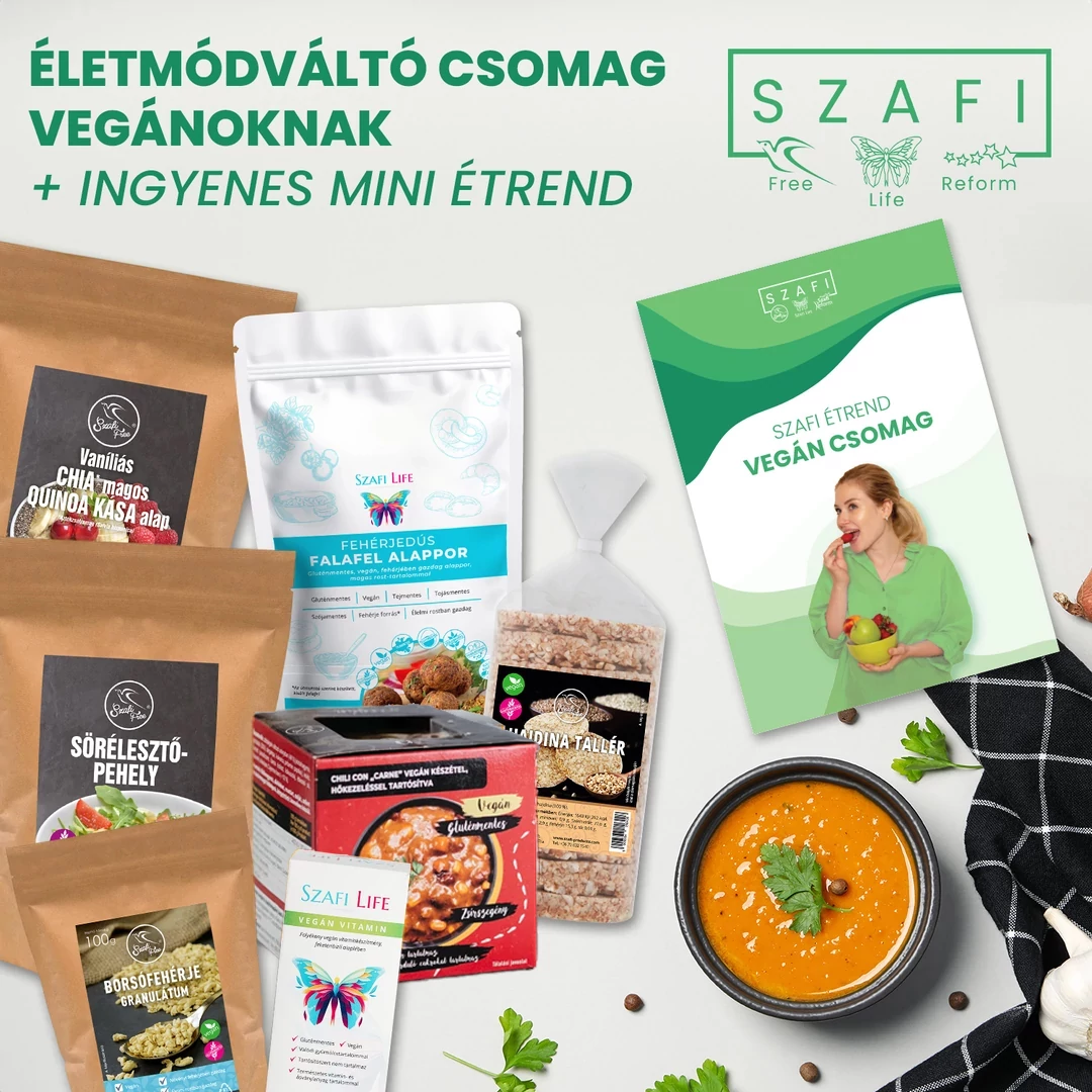 Vegánsky balíček Safi s bezlepkovými výrobkami